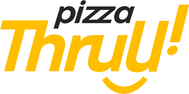 Logo Pizza thruu!